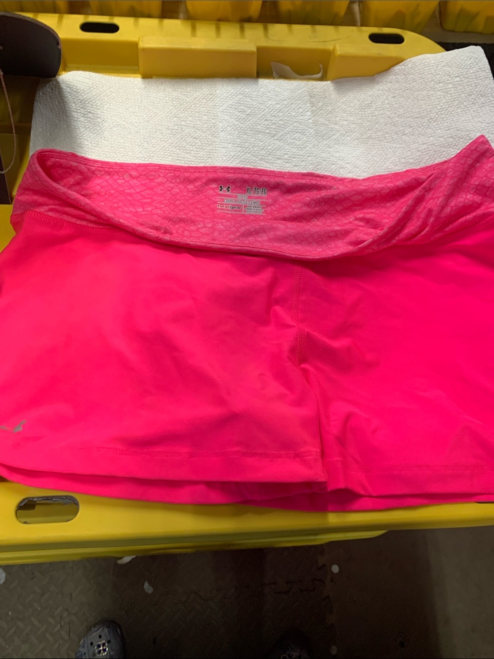 Under Armour Women’s Neon Pink Fitted  Athletic Shorts